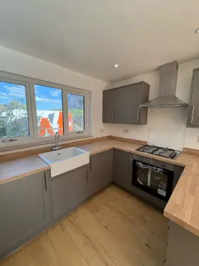Click Here To Enlarge This Photo Of New Open Plan Kitchen Installation